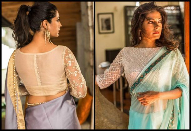 10 Latest Net Saree Blouse Designs Catalogue