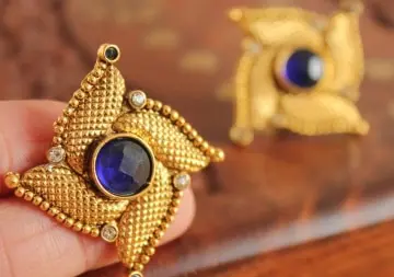 Gold earrings new model on sale 2019