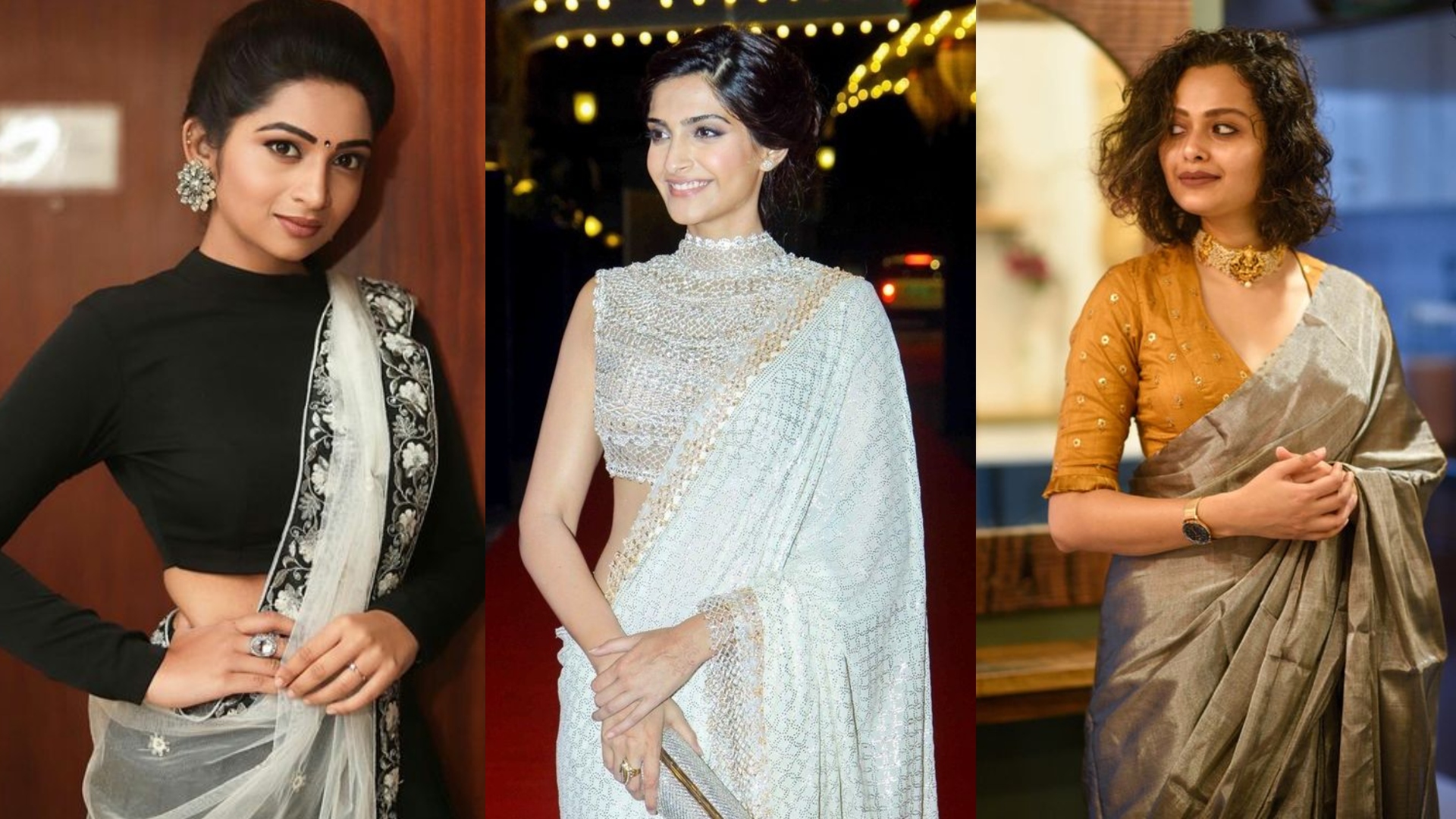 Style Silk Saree with Crop Tops | 5 looks to wear silk saree stylishly |  Jainee Gandhi - YouTube