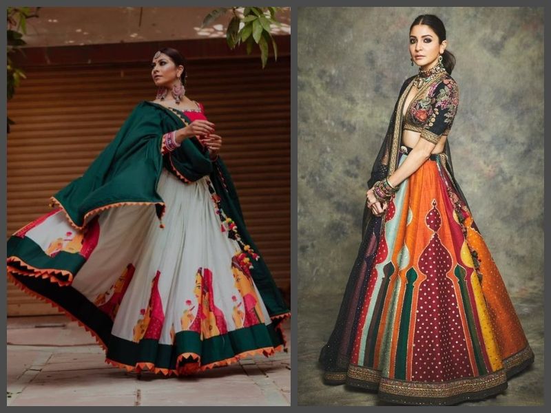 Gorgeous Peach Nylon Net With Embroidered Work New Lehenga Choli Design  Online - RJ Fashion