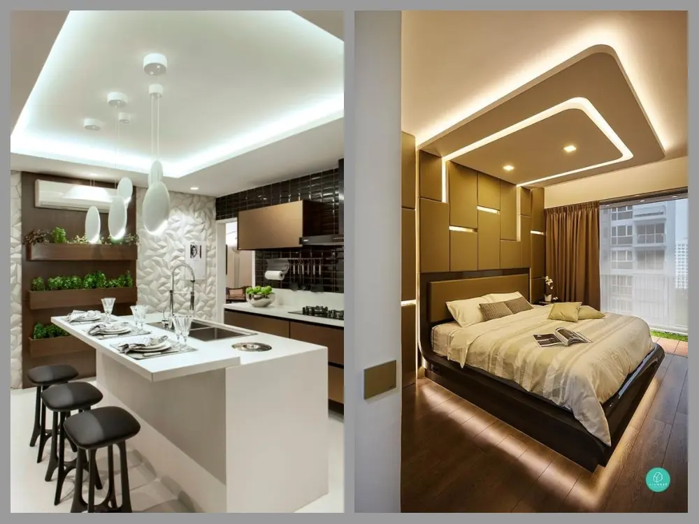 Pop Designs Elegant Home Ceiling Designs For Residential Houses