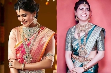 The Engagement Saree Etched With Samantha and Chaitanya's Love Story W –  Shopzters