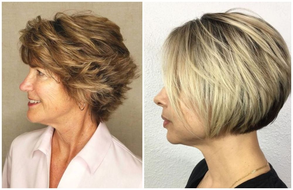 40 Short Feathered Haircuts for Thick Hair  Fashion Beauty Blog