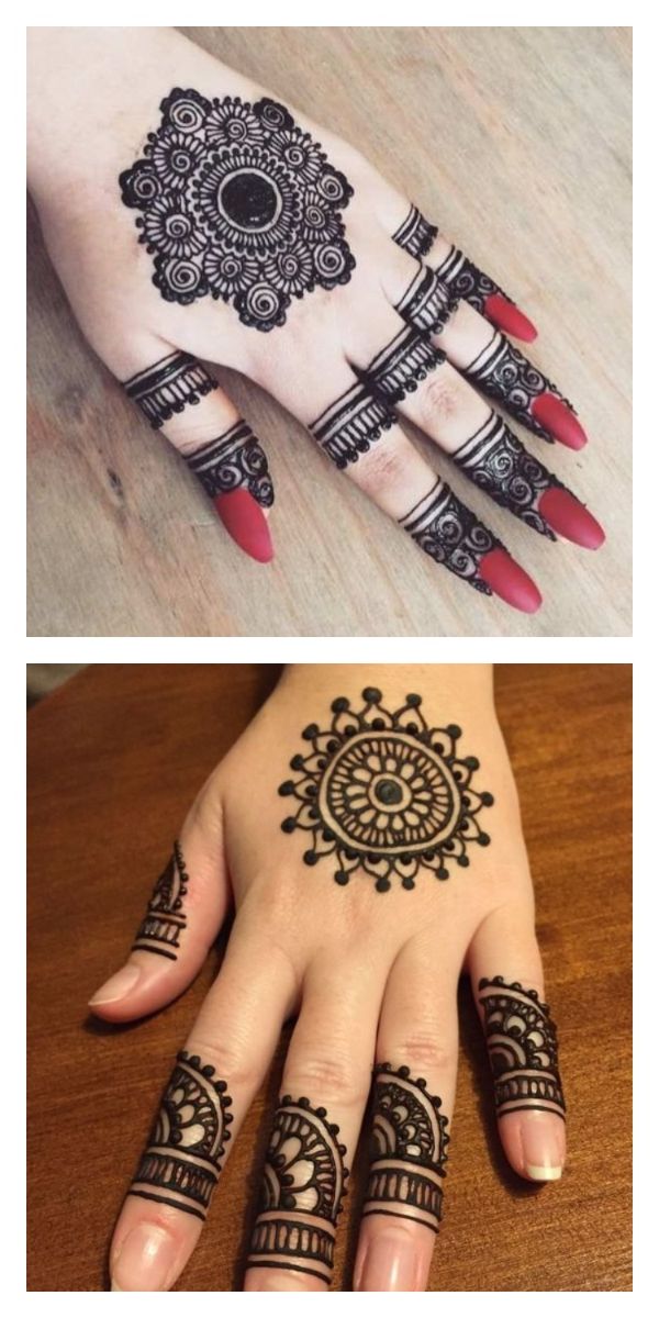 35+ Plain Circle Mehndi Design For You-Every Shade of Women