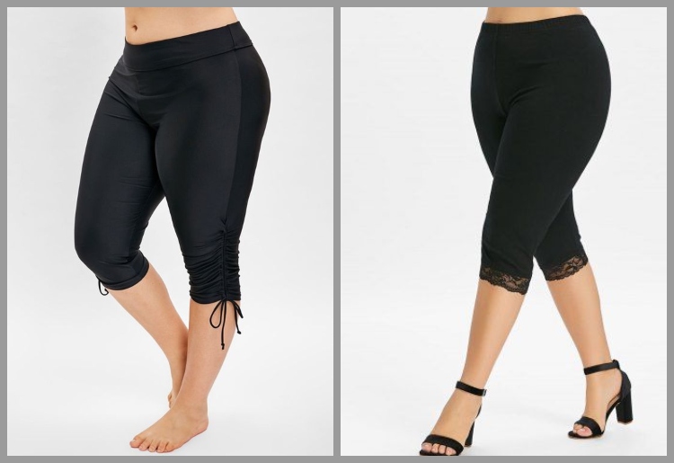 Lubricated Women Knee Length Plain Black Yoga Polyester Leggings at Best  Price in Hyderabad | Sikinam