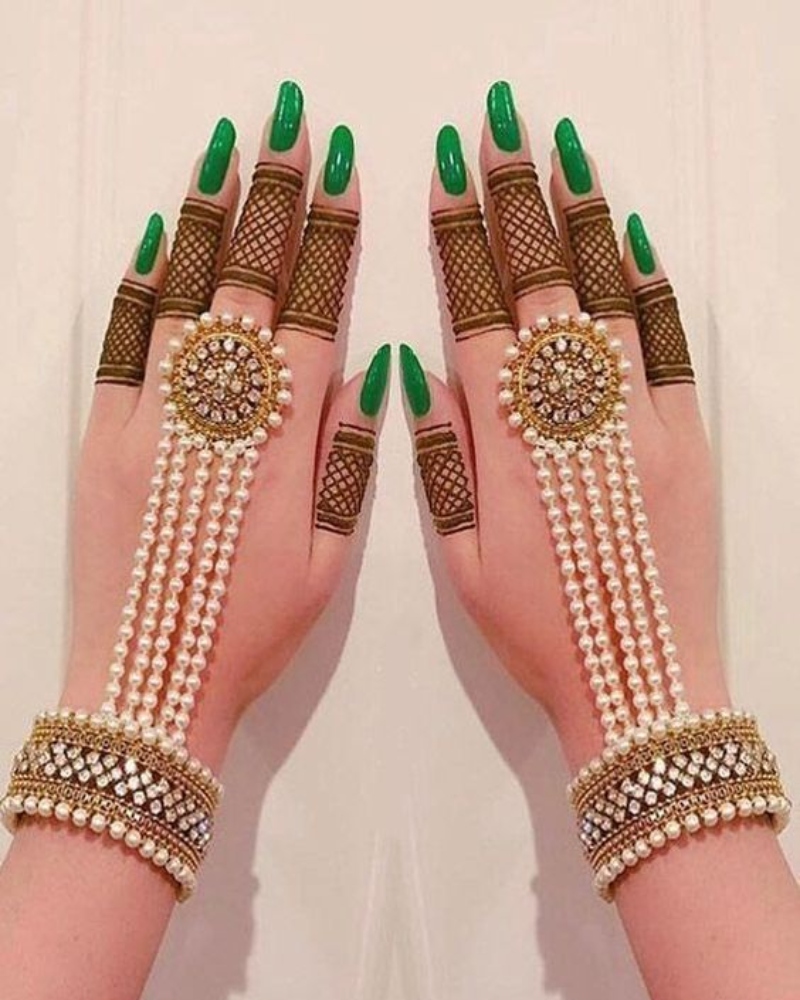 DIY Jewelry Designer Finger Mehndi Designs|Easy Simple Trendy Latest Mehendi|MehndiArtistica  - YouTube