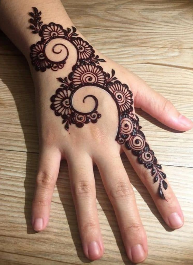 What are a few types of Mehndi designs? - Quora