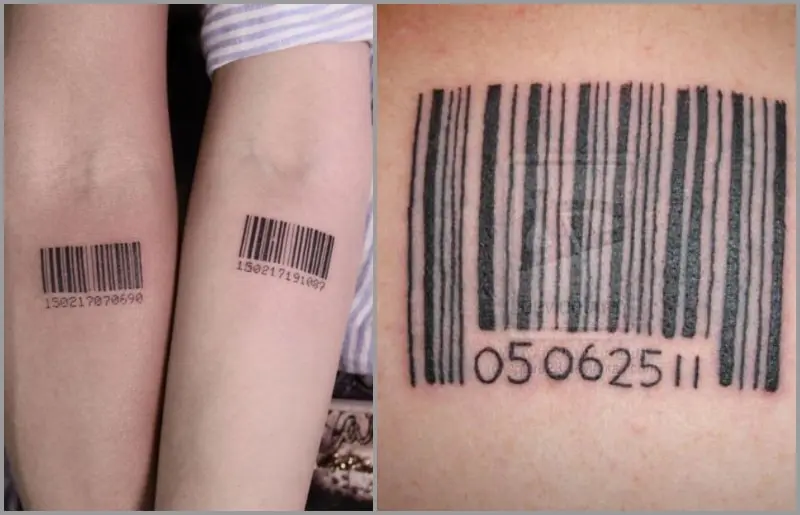 Barcode tattoo - Real numbers by cicke99 on DeviantArt