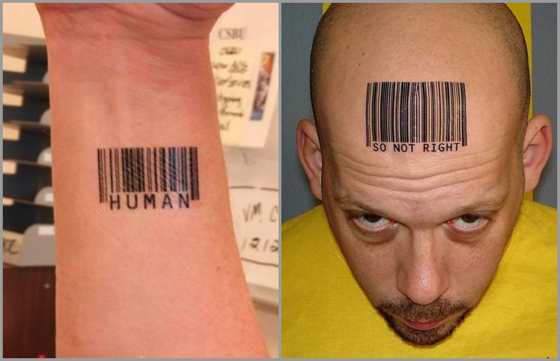 barcode tattoo designs