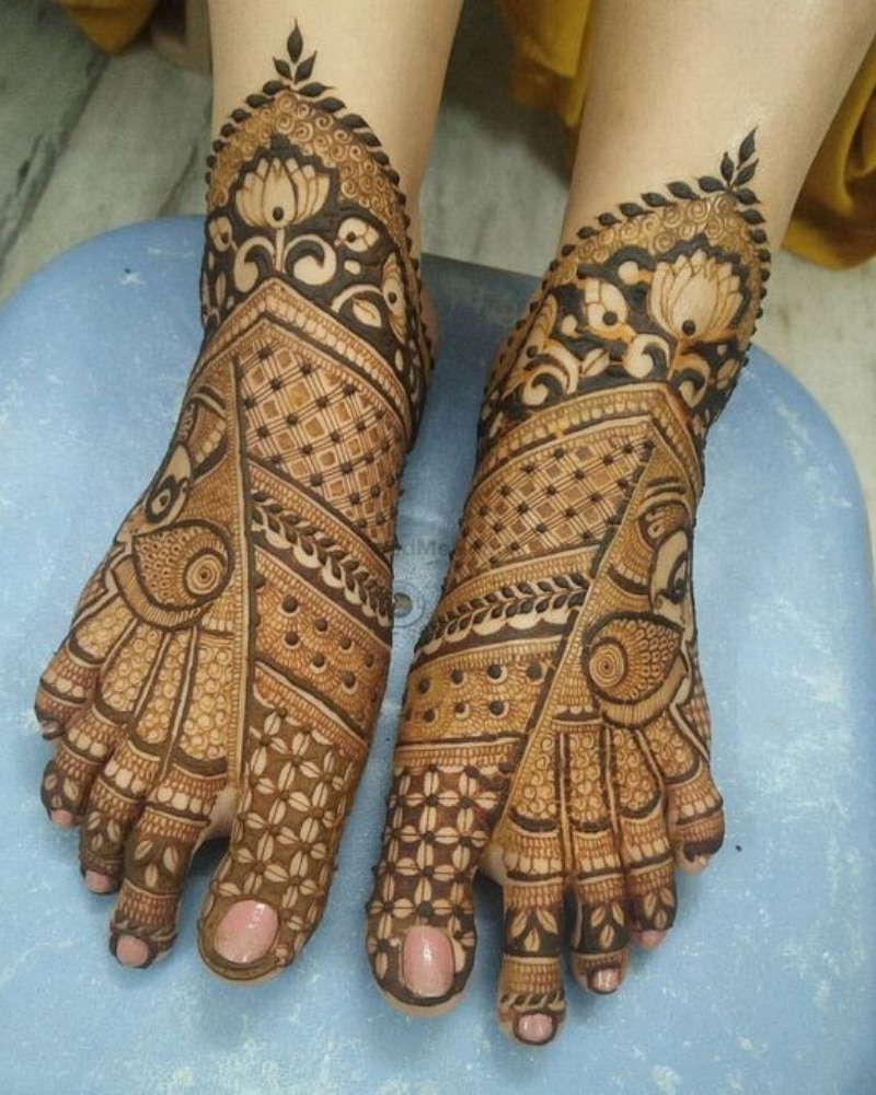 50+ Amazing Leg Mehndi Designs Which Are Perfect For Bridal | Leg mehndi,  Mehndi designs, Henna designs feet