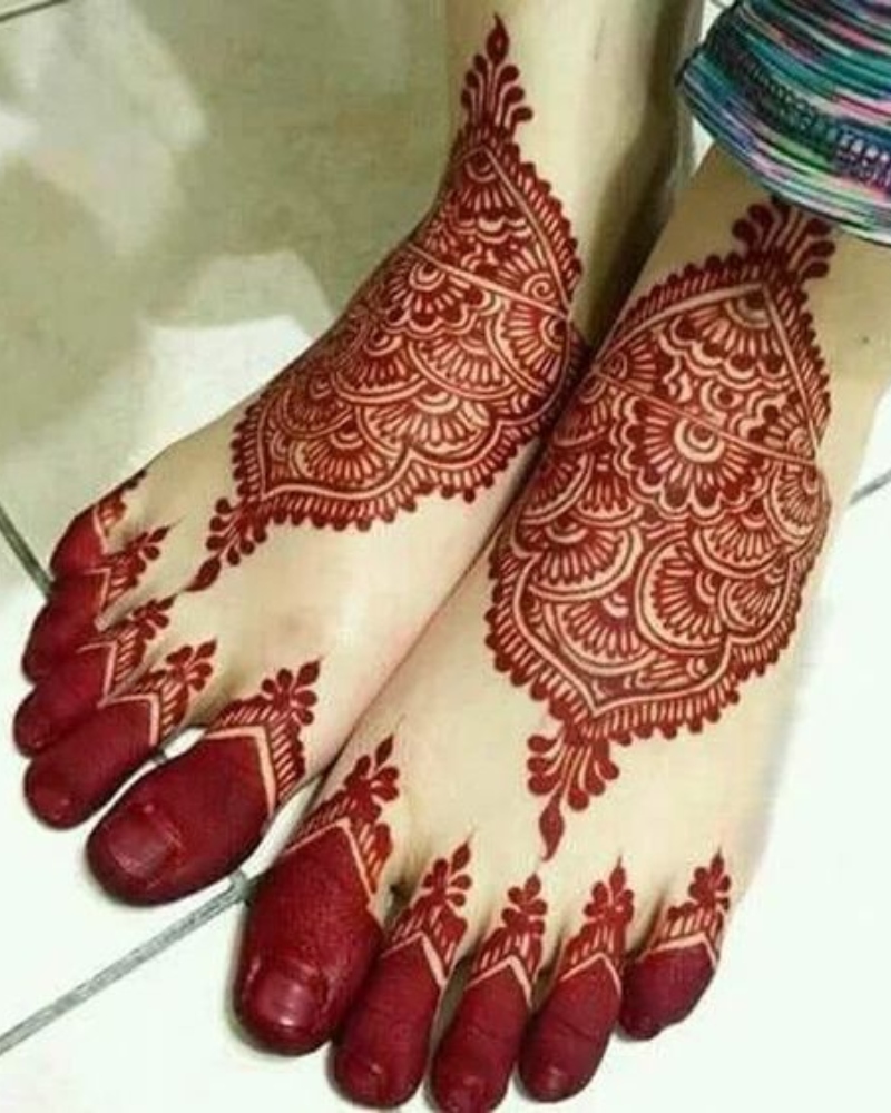 Simple and Easy Mehndi Design for Foot - 2023 (With Images)-thunohoangphong.vn