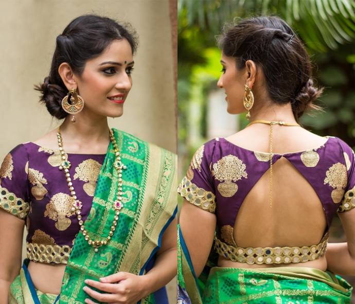 10 Latest Kerala Saree Blouse Designs Photos