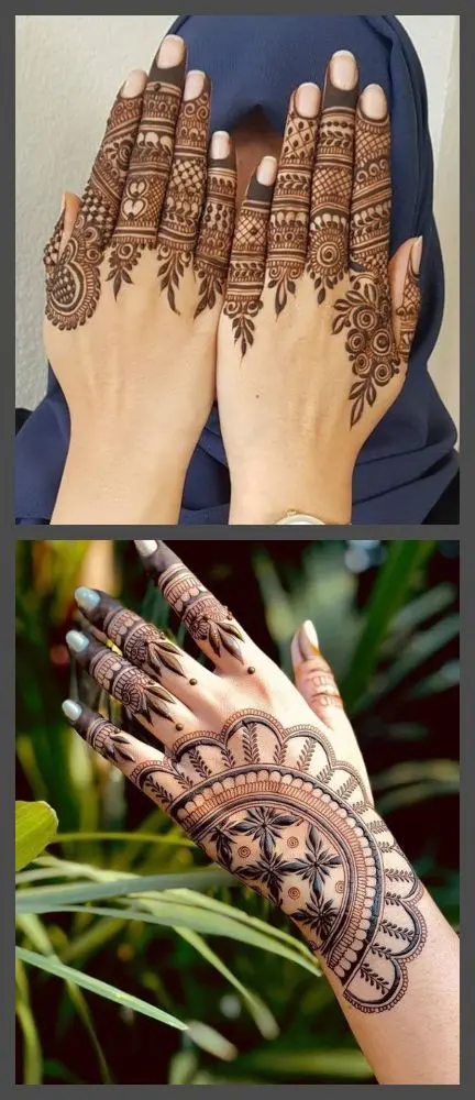 Indo Arabic Mehndi Designs - Indo Arabic Eid Mehndi Designs - Eid Mehndi -  Crayon