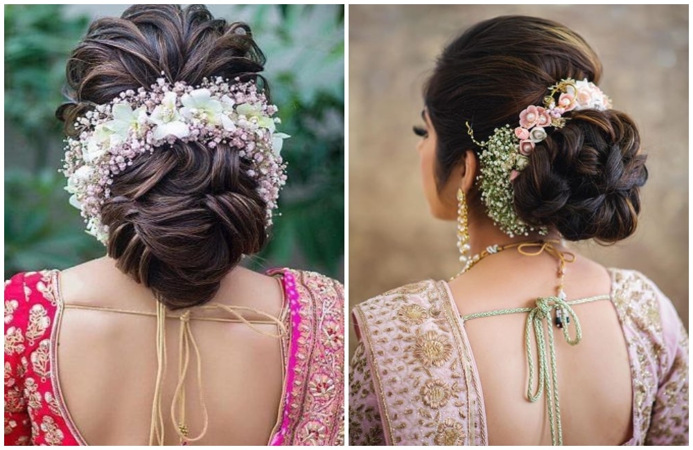 Bun Hairstyles for Saree - Classic Combination Of Saree And Bun - K4 Fashion