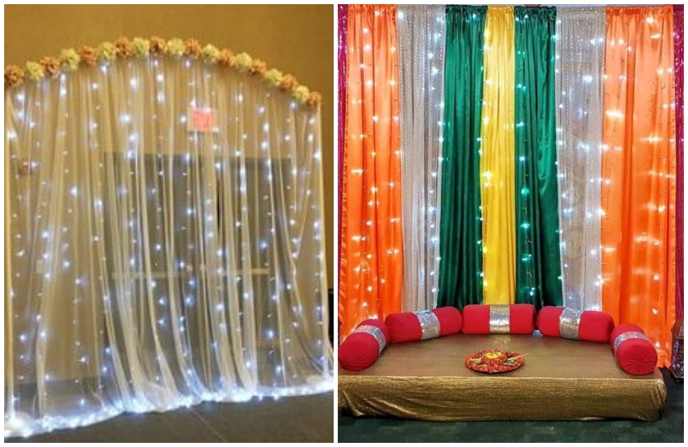 LED Fancy Rice Lights for Ganesh Mandap Decoration mix color pack of 5pcs