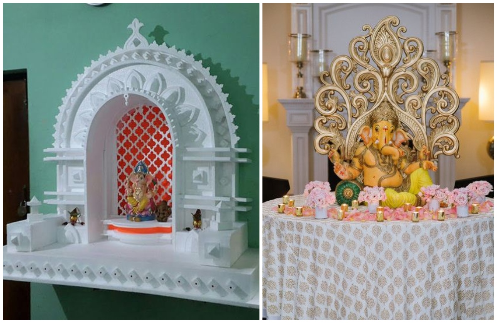 simple ganpati decoration ideas at home