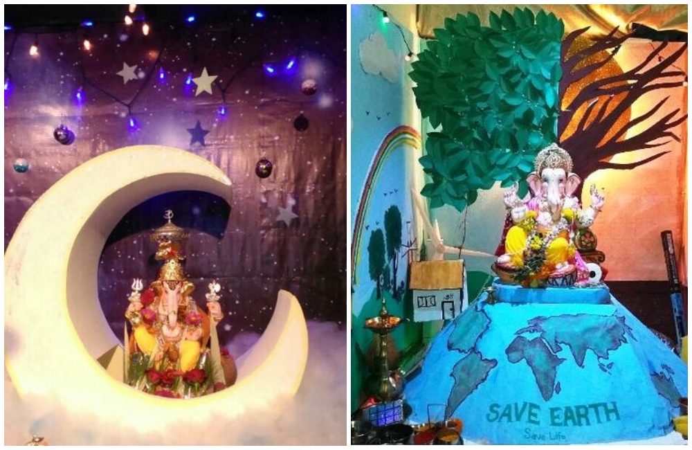 15 Simple and Creative Homemade Ganpati Decoration Ideas