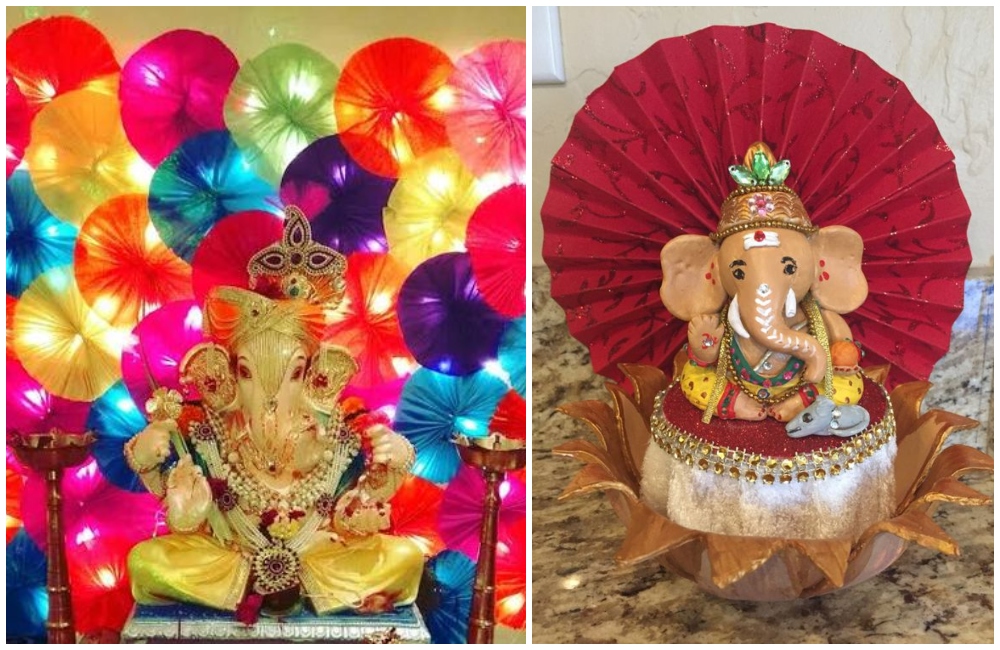 15 Simple and Creative Homemade Ganpati Decoration Ideas