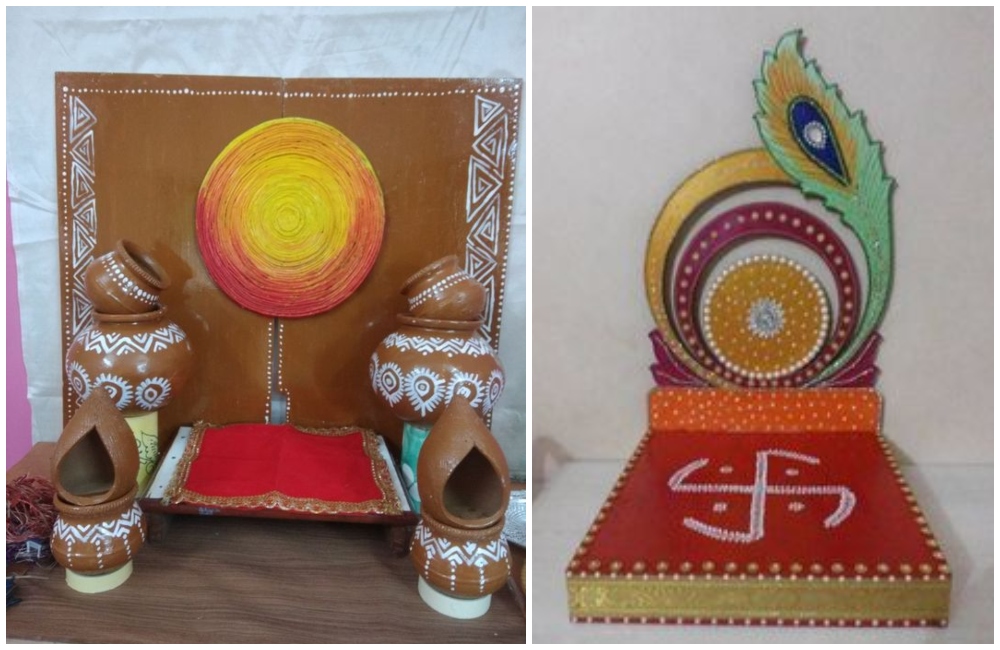 15 Simple and Creative Homemade Ganpati Decoration Ideas