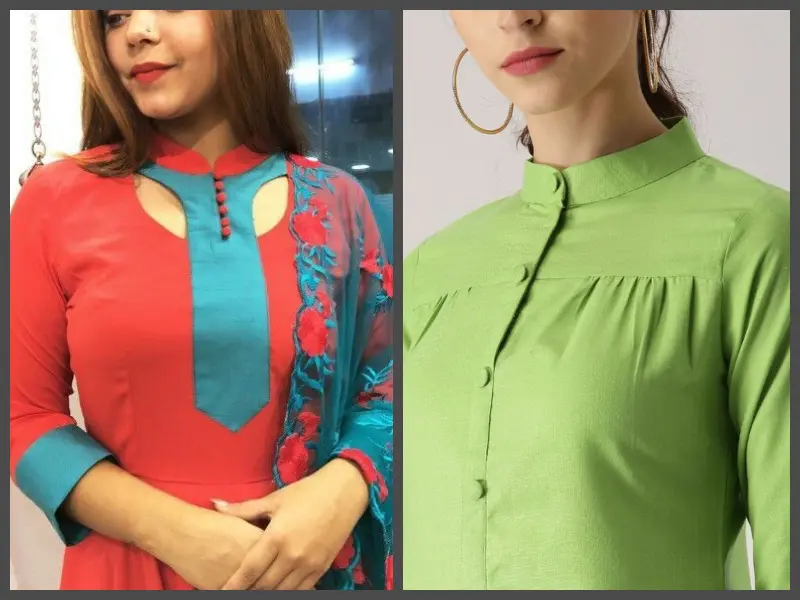 40 Amazing Kurti Neck Designs With Lace and borders | Bling Sparkle