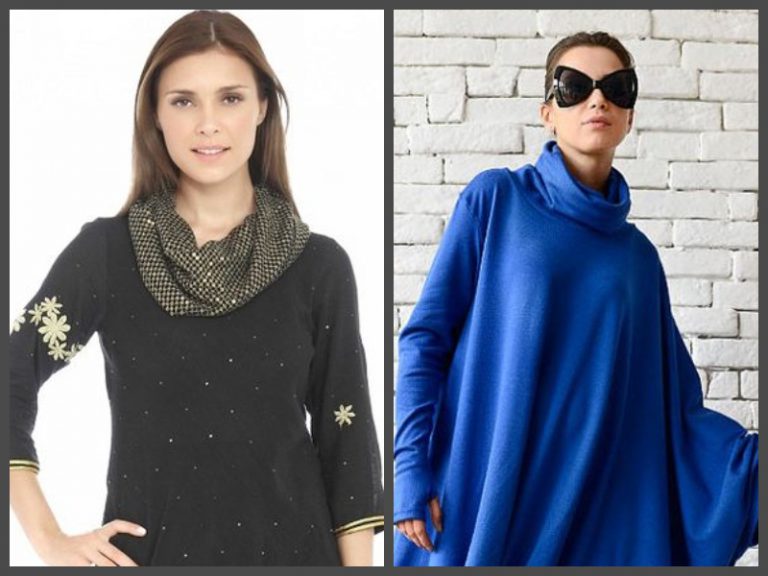 cowl kurti designs