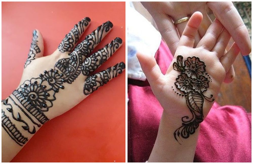 Very Easy Beautiful Kids Mehndi Designs for Eid | Jewellery Mehndi Design  for Kids - YouTube