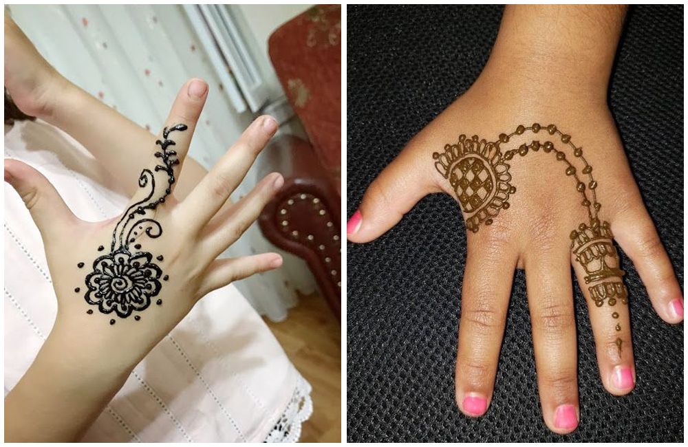 how to draw mehndi designs on paper step by step