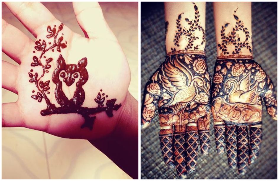 25. Bird Style Mehendi