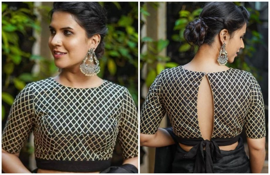 30 Latest Boat Neck Blouse Designs To Make You Look More Beautiful