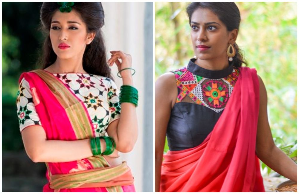 Top 20+ Boat Neck Saree Blouse Designs