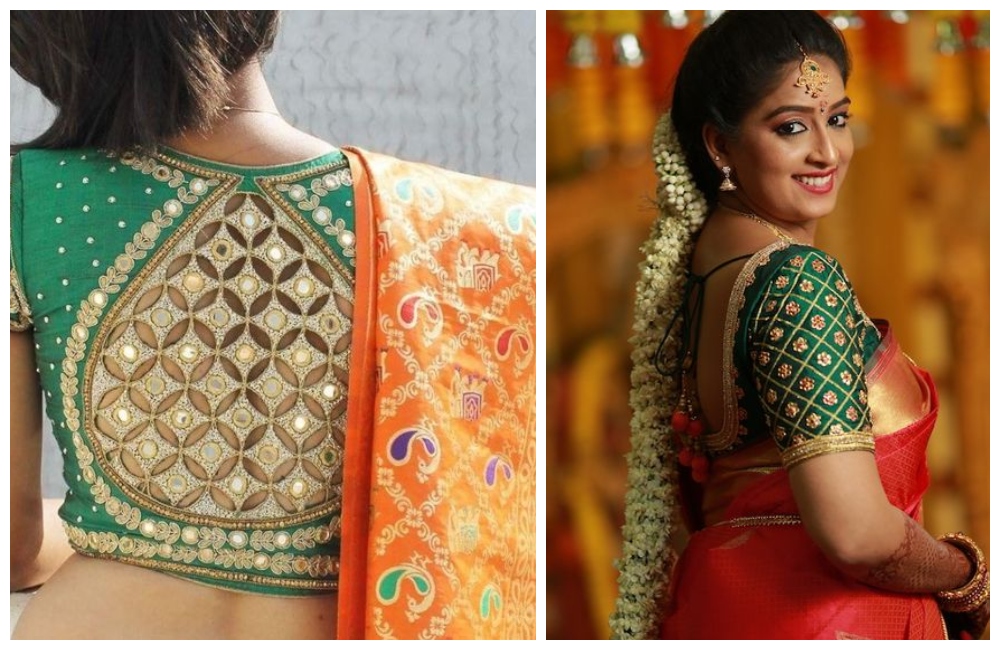 South Indian silk saree blouse designs ! Look like a diva in a kanjeevaram  saree with these blouses - YouTube