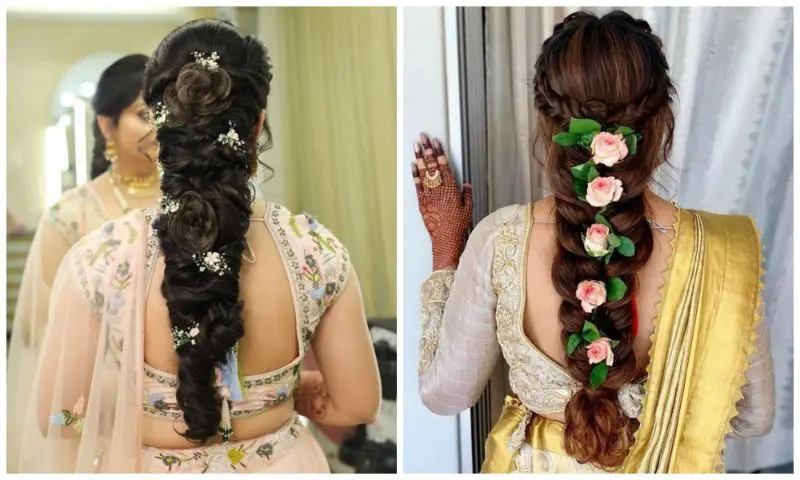 Western bridal hairstyle l wedding hair style girl l pony hairstyle l wedding  hairstyles for girls - YouTube