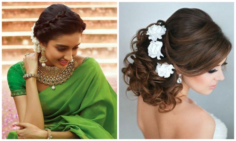 Aggregate 71+ hairstyle for bridal saree latest - ceg.edu.vn