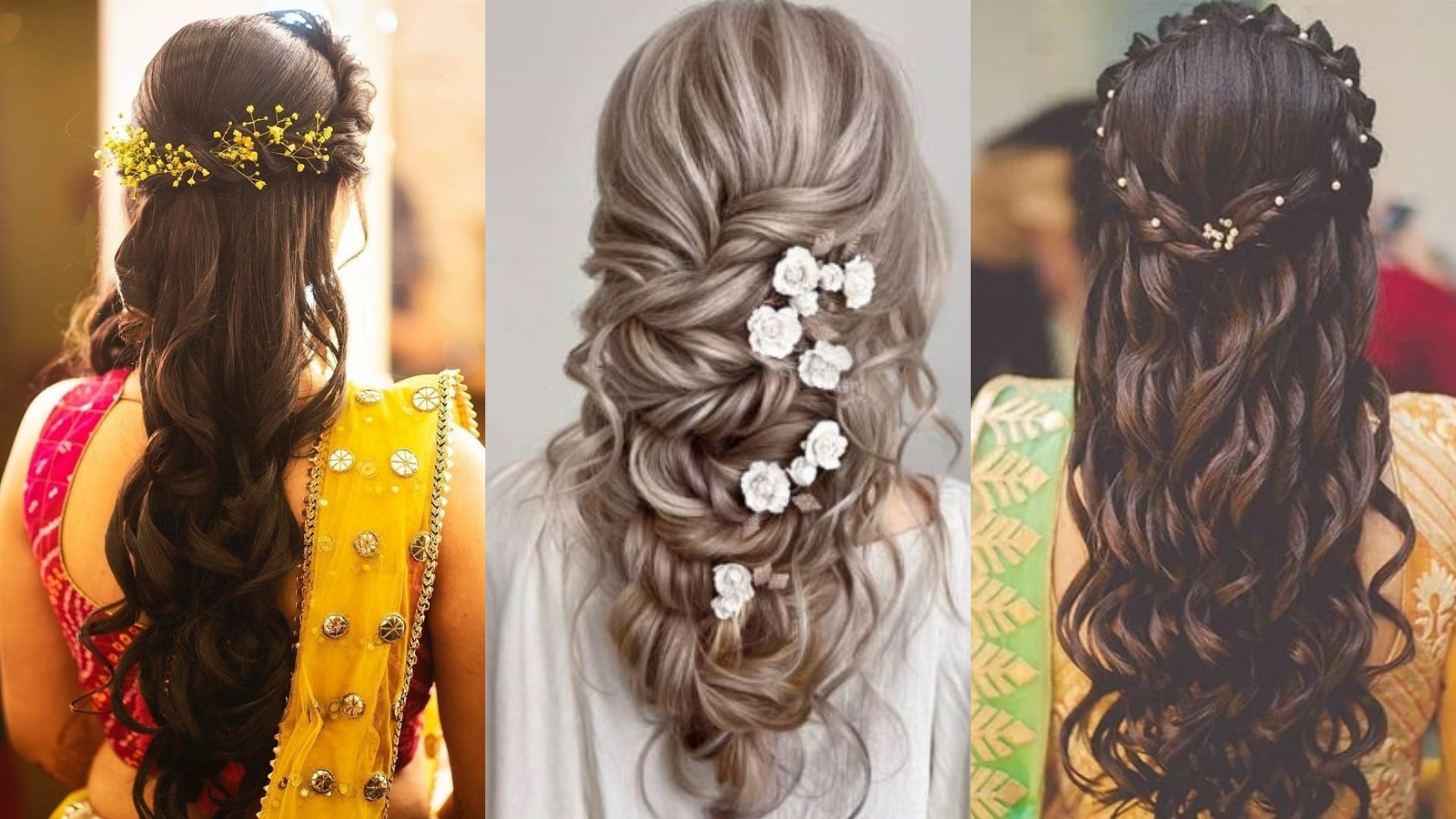 Beautiful Hairstyles for wedding/party || Simple Hairstyles || Wedding  Guest hairstyles - YouTube