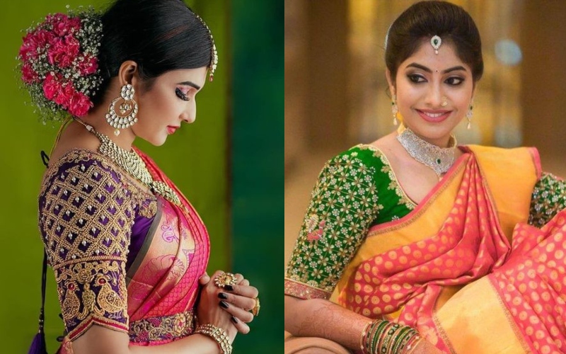 10 Latest Kerala Saree Blouse Designs Photos