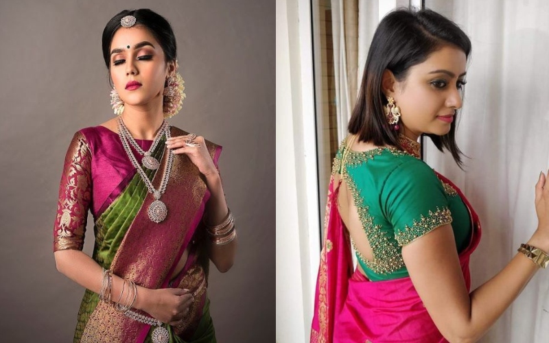 25 Latest Pattu Saree Blouse Designs To Try Now