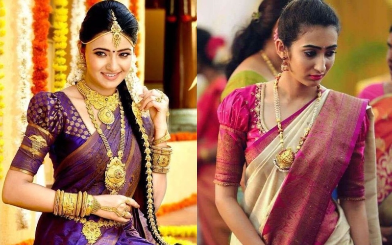 25 Latest Pattu Saree Blouse Designs To Try Now