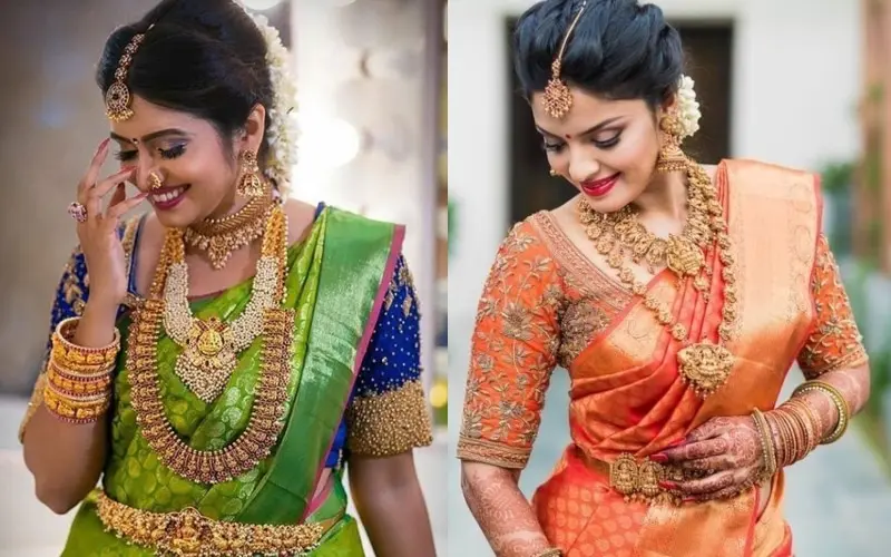 Wedding saree clearance blouse design 2019