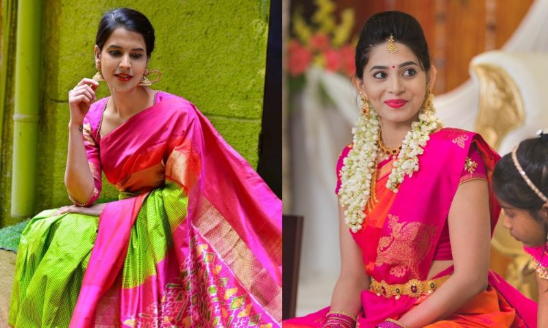 10 Blouse Colors That Will Go with Your Pink Silk Saree The Best!