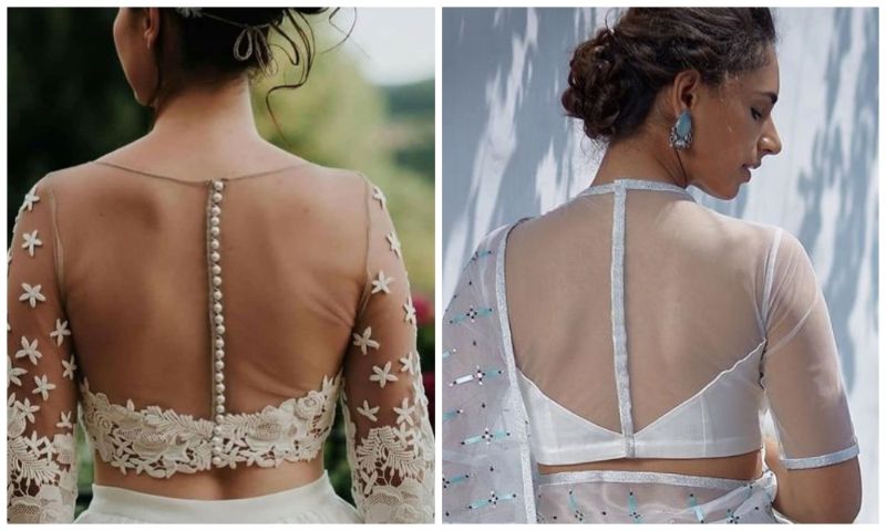 7 Backless Blouse Designs You Can Get Made To Nail The Wedding