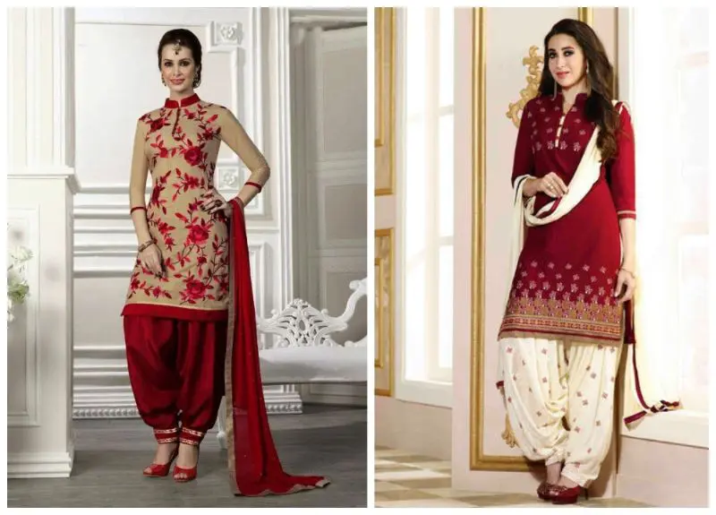 ऐसे match करें plain punjabi suit with contrast dupatta/#colourcombination  /latest Punjabi suits - YouTube