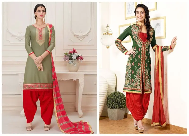 Details more than 215 red punjabi suit design latest