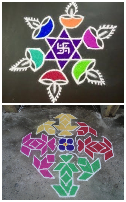 10 Beautiful Pulli Kolam Designs To Decorate Your Home