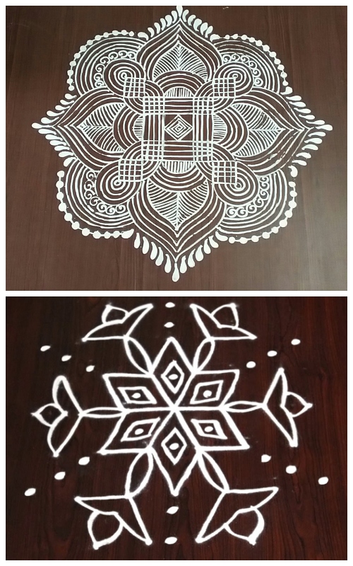 10 Beautiful Pulli Kolam Designs To Decorate Your Home