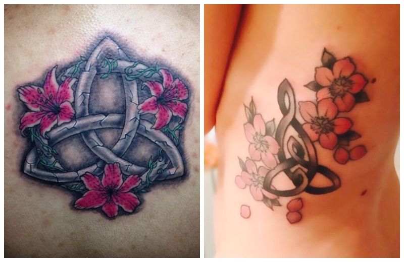 3.Celtic Flower Tattoo