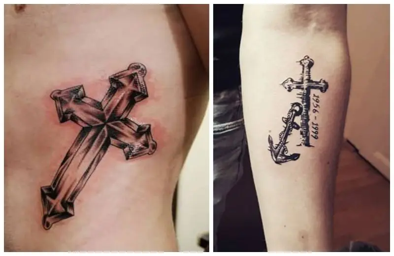 Irish Family Cross Tattoo Design  LuckyFish Inc and Tattoo Santa Barbara