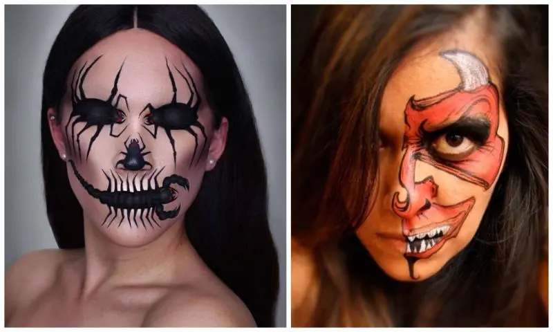 devil face makeup ideas