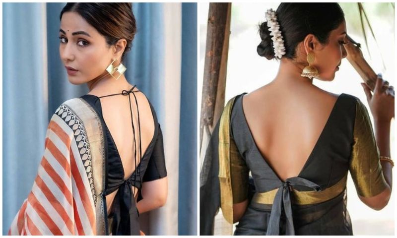 Check out these Backless Blouse Designs that are sure to turn some