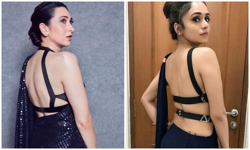 How to Flaunt a Backless Sari Blouse