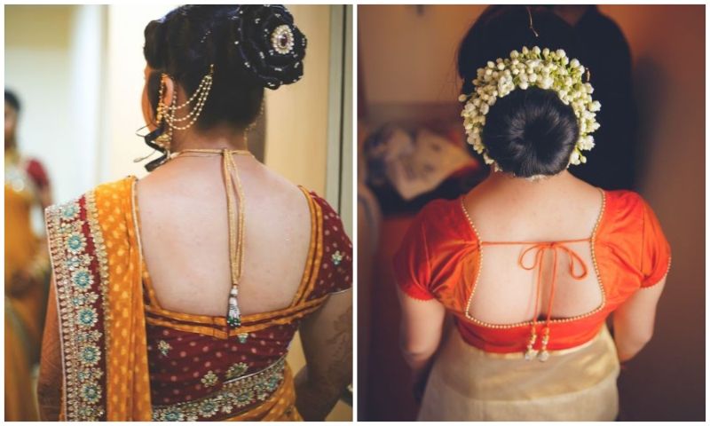 10 Backless Blouse Designs Catalogue to Rock the Party